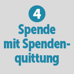 Spenden mit Spendenquittung
